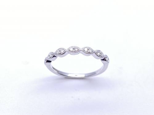 Platinum Diamond Eternity Ring 0.13ct