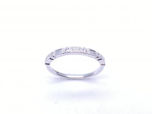 Platinum Diamond Eternity  Ring 0.26ct