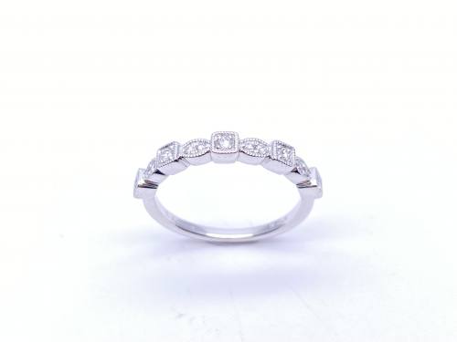 Platinum Diamond Eternity Ring 0.17ct