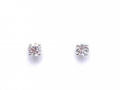 Platinum Laboratory Grown Diamond Earrings 3.00ct
