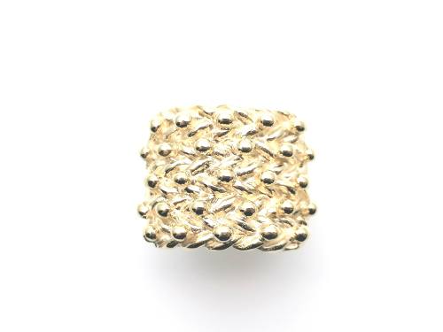 9ct Yellow Gold 5 Row Keeper Ring