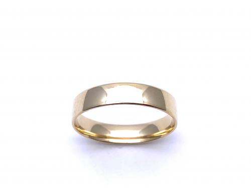 9ct Yellow Gold Slight Court Wedding Ring