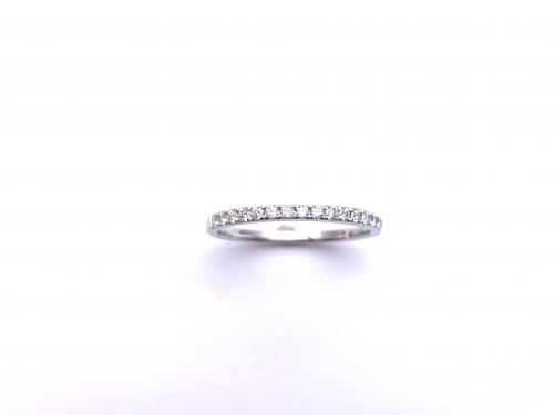 9ct White Gold Diamond Eternity Ring