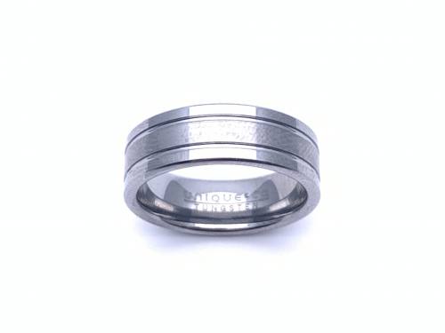 Tungsten Carbide Band Ring 8mm