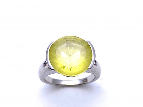925 Lemon Stone Set Ring