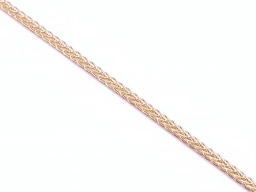 9ct Yellow Gold Spiga Anklet