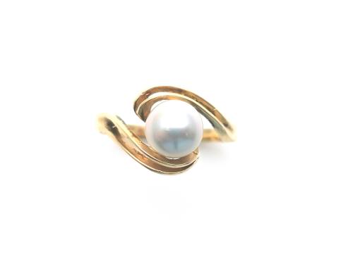 9ct Yellow Gold Cultured Pearl Ring