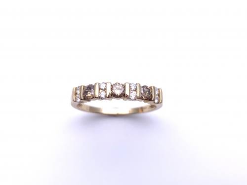 9ct Champagne Diamond Eternity Ring