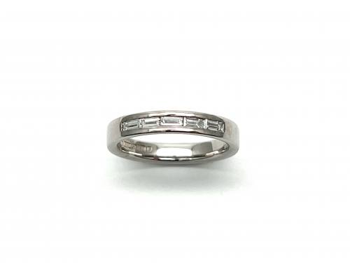 18ct White Gold Diamond Wedding Ring