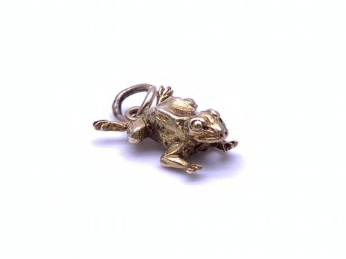 9ct Yellow Gold Frog Charm