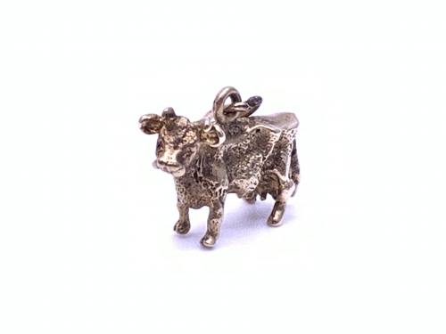 9ct Yellow Gold Cow Charm