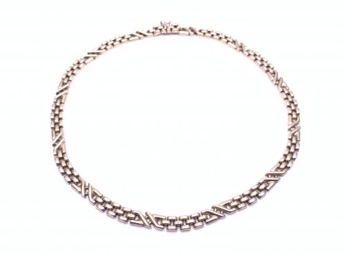 9ct Yellow Gold Collar Necklet