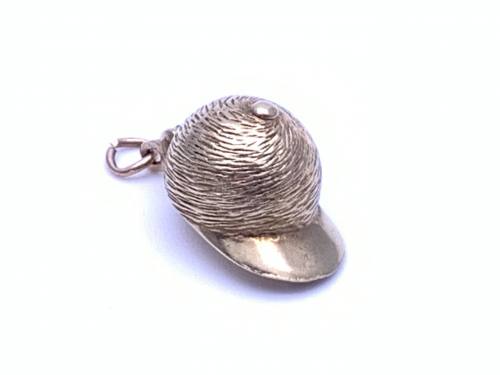 9ct Hinged Riding Hat Charm