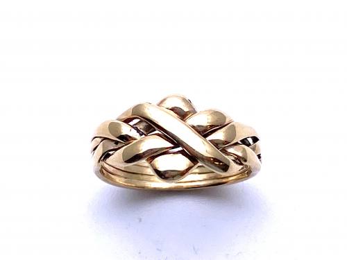 9ct Yellow Gold Puzzle Ring