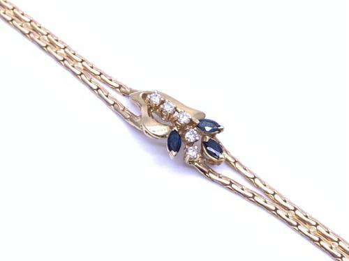 18ct Sapphire & Diamond Bracelet