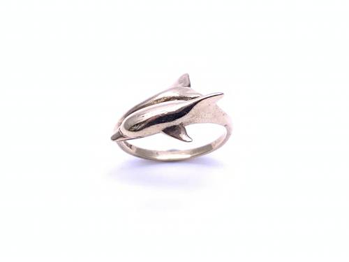 9ct Yellow Gold Dolphin Ring