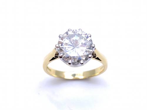 18ct Diamond Solitaire Ring Est 3.01ct