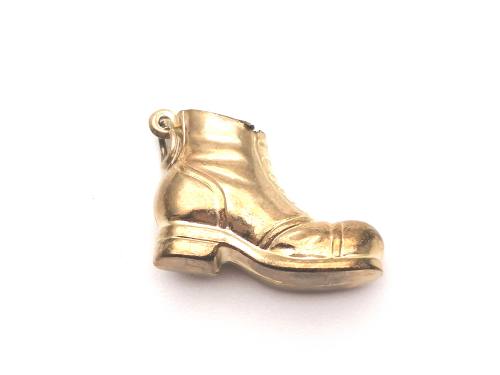 9ct Yellow Gold Boot Charm