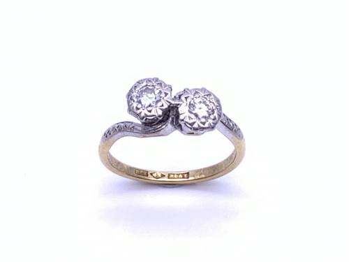 Diamond 2 Stone Ring