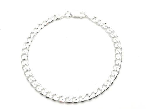 Silver Light Curb Bracelet 7 1/2 Inch