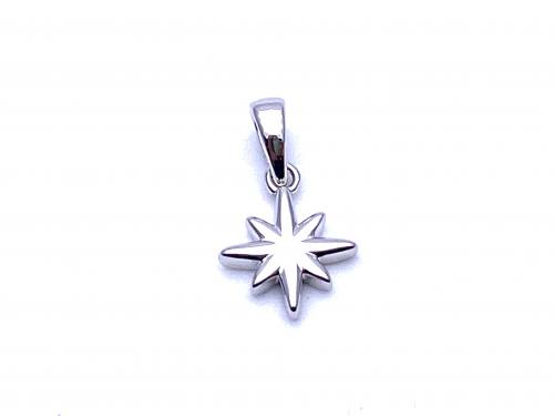 Silver North Star Pendant/Charm