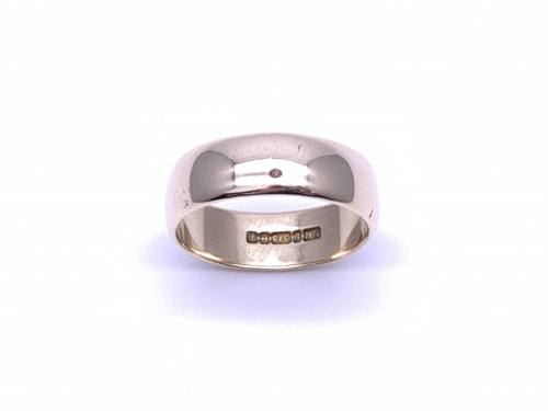 9ct Yellow Gold Wedding Ring 6mm