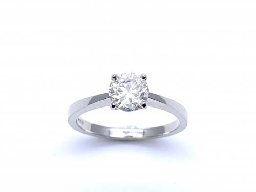 Platinum Diamond Solitaire Ring 0.92ct