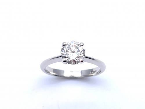 Platinum Diamond Solitaire Ring 1.03ct