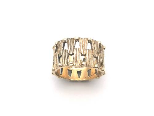 9ct Yellow Gold Wide Band