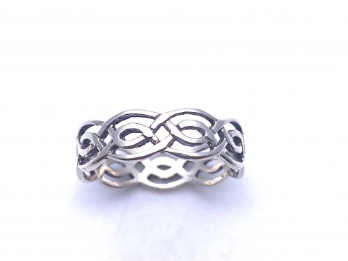 925 Celtic Style Band Ring
