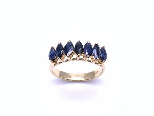18ct Sapphire Eternity Style Ring