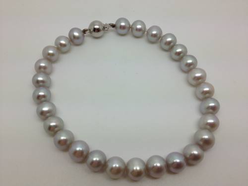 14ct Fresh Water Grey Pearl Bracelet