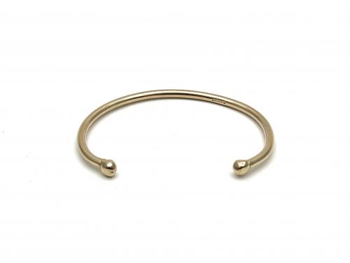 9ct Yellow Gold Torque bangle