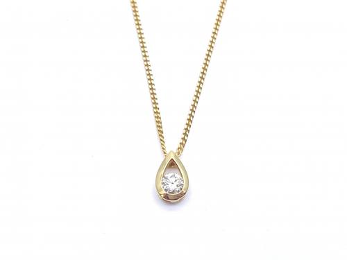 18ct Yellow Gold Diamond Necklet