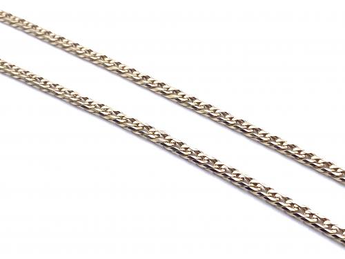 9ct Yellow Gold Fancy Curb Chain
