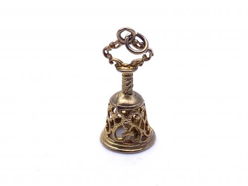 9ct Yellow Gold Bell Charm