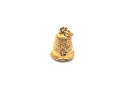9ct Yellow Gold Bell Charm