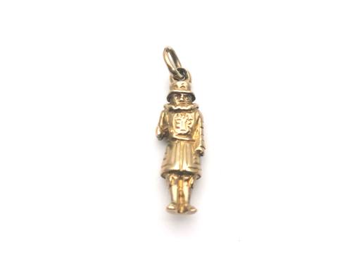 9ct Yellow Gold Beefeater Charm