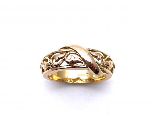 18ct Yellow Gold Fancy Band Ring