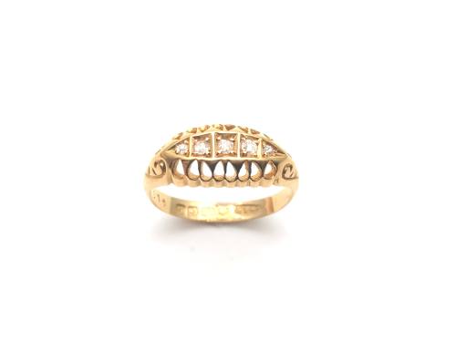 Edwardian 18ct Diamond 5 stone Ring 1907