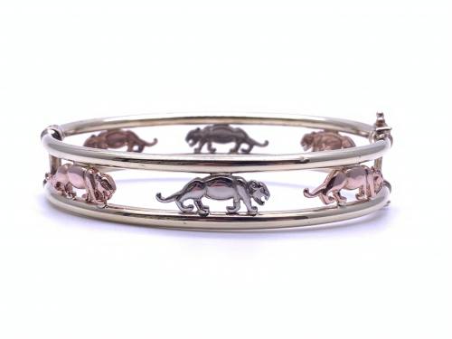 Secondhand 18ct Yellow Gold Panther Bracelet at Segal's Jewellers