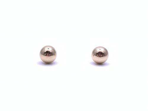 9ct Yellow Gold Ball Stud Earrings 7mm