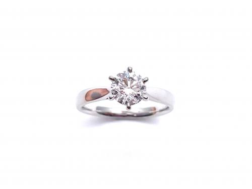 Platinum Diamond Solitaire Ring 1.02ct