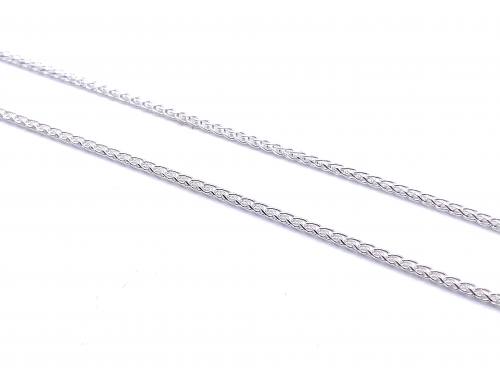 Silver Spiga Chain 20 inch