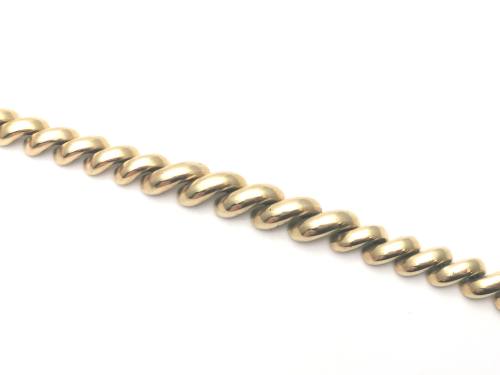 9ct Graduated Fancy Bracelet