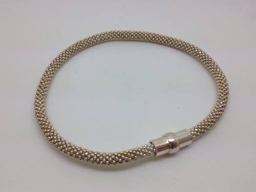 Silver Magnetic Bracelet