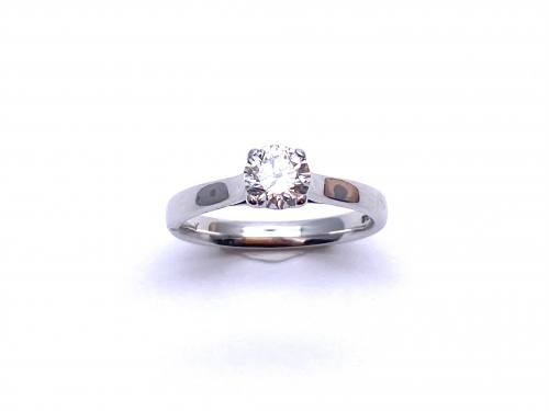 18ct Diamond Solitaire Ring Est 0.53ct