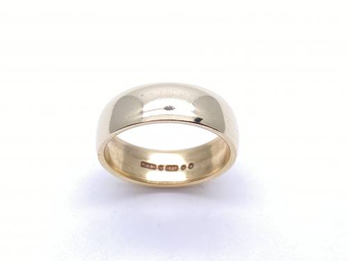 9ct Yellow Gold Wedding Ring 6.5mm