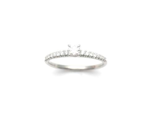 Platinum Diamond Solitaire Ring