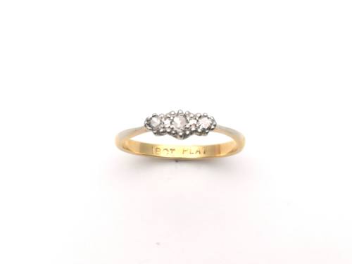 Diamond 3 Stone Ring